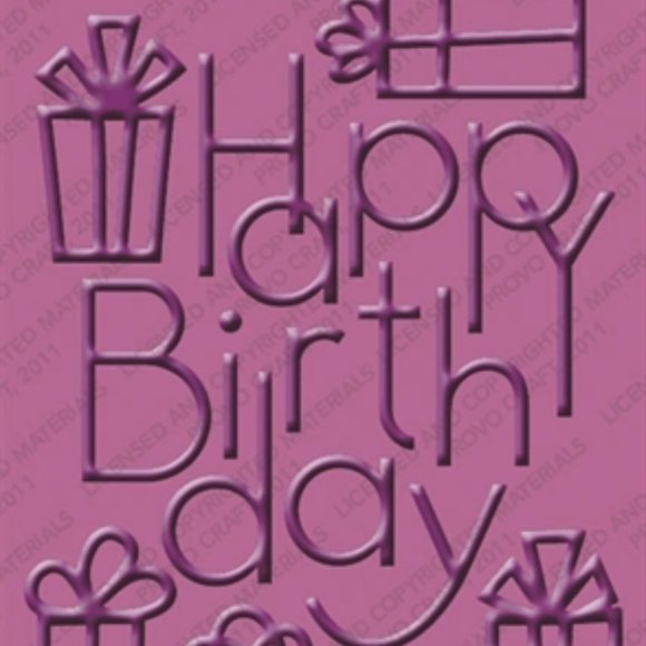 Cuttlebug 4-pc embossing folders - STARTER SET - Picture 6 of 8